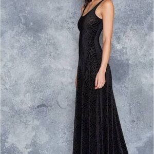 Blackmilk Burned Velvet Maxi Dress